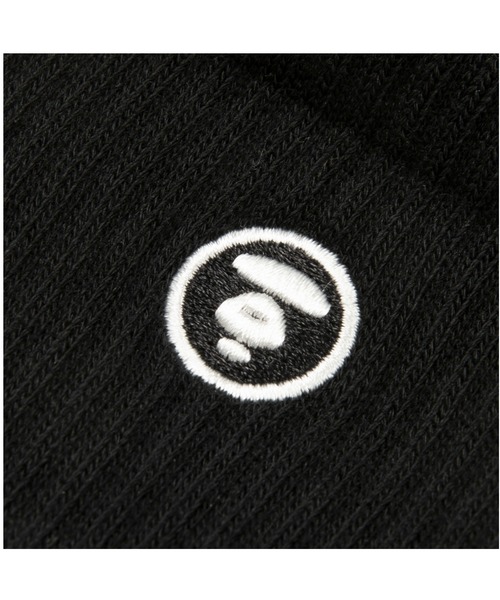 AAPE BY A BATHING APE（エーエイプバイアベイシングエイプ）の「AAPE MAIN SOCKS（ソックス/靴下・メンズ・ブラック/アイボリー・SMALL/LARGE）」の7枚目の写真