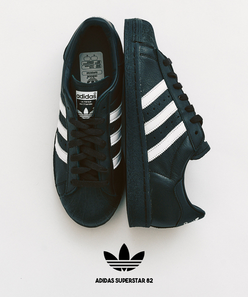 417 EDIFICE(フォーワンセブンエディフィス)の「adidas / アディダス SUPERSTAR 82(スニーカー・メンズ・ホワイト/ブラック・26cm/27cm/28cm)」の1枚目の写真