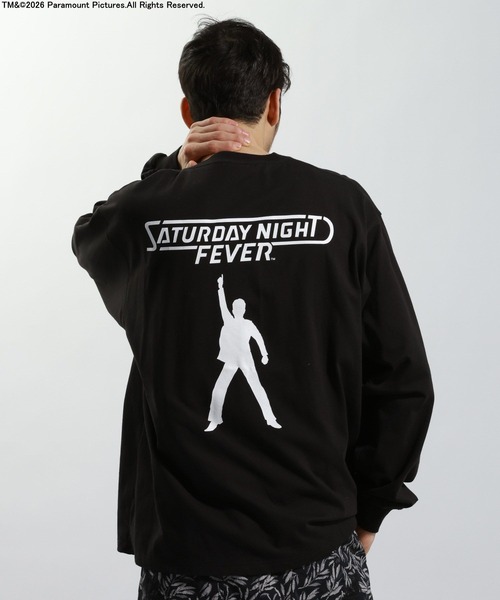 BAYFLOW(ベイフロー)の「【Saturday Night Fever】バックプリントTシャツ(Tシャツ/カットソー・メンズ・ブラック/ホワイト・LARGE/MEDIUM)」の14枚目の写真