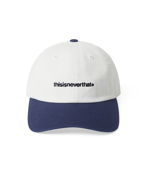 thisisneverthat(ディスイズネバーザット)の「T-Logo Cap(キャップ・メンズ・チャコール/アイボリー/ホワイト×ブルー/ライトオリーブ/ブラウン・FREE)」の8枚目の写真