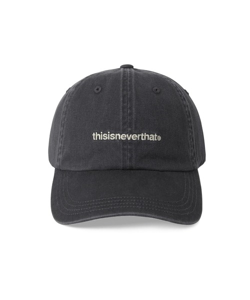 thisisneverthat(ディスイズネバーザット)の「T-Logo Cap(キャップ・メンズ・チャコール/アイボリー/ホワイト×ブルー/ライトオリーブ/ブラウン・FREE)」の10枚目の写真