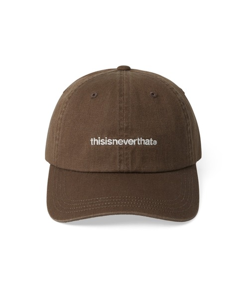 thisisneverthat(ディスイズネバーザット)の「T-Logo Cap(キャップ・メンズ・チャコール/アイボリー/ホワイト×ブルー/ライトオリーブ/ブラウン・FREE)」の12枚目の写真