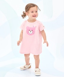 HOT BISCUITS（ホットビスケッツ）の「カラフルビーンズ フェイスプリント 半袖ワンピース（ワンピース）」