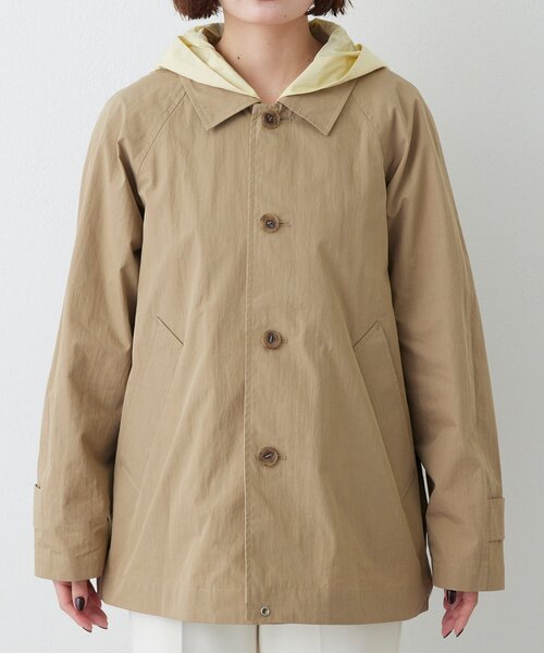 Whim Gazette（ウィムガゼット）の「【GEMINI】フードリバーシブルコート（ブルゾン・レディース・カーキ/ベージュ・FREE）」の22枚目の写真