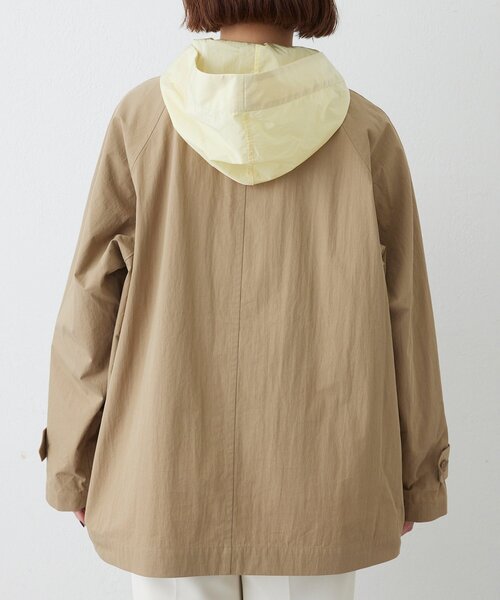 Whim Gazette（ウィムガゼット）の「【GEMINI】フードリバーシブルコート（ブルゾン・レディース・カーキ/ベージュ・FREE）」の20枚目の写真