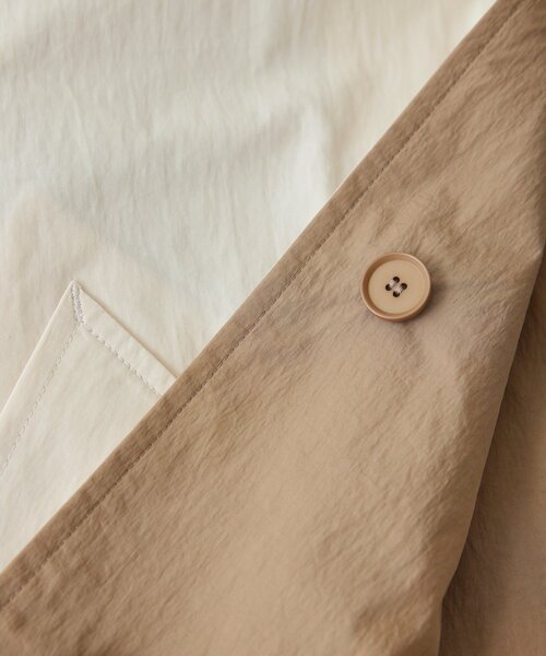 Whim Gazette（ウィムガゼット）の「【GEMINI】フードリバーシブルコート（ブルゾン・レディース・カーキ/ベージュ・FREE）」の13枚目の写真