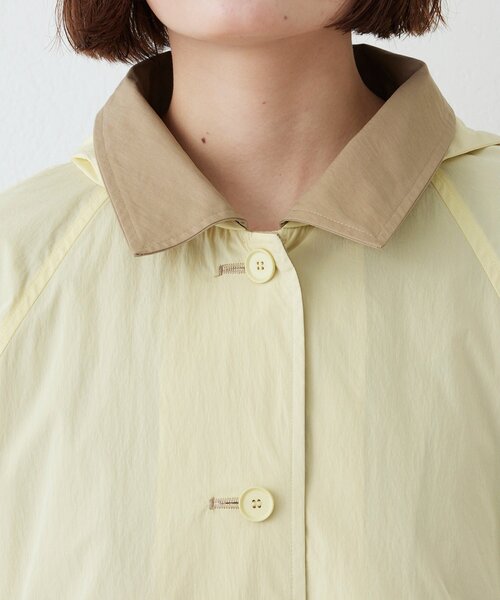 Whim Gazette（ウィムガゼット）の「【GEMINI】フードリバーシブルコート（ブルゾン・レディース・カーキ/ベージュ・FREE）」の9枚目の写真