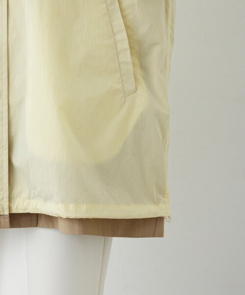 Whim Gazette（ウィムガゼット）の「【GEMINI】フードリバーシブルコート（ブルゾン・レディース・カーキ/ベージュ・FREE）」の6枚目の写真