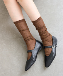 Piedi Nudi | piedinudi/ ピエディヌーディー LAME RIB HIGH(ソックス/靴下)