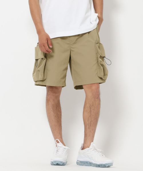 HEREIAM(ヘレイアム)の「【HEREIAM MEN】撥水/ナイロンカーゴショーツ(カーゴパンツ・メンズ・ブラック/カーキ・MEDIUM/LARGE)」の17枚目の写真