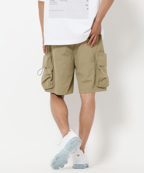 HEREIAM(ヘレイアム)の「【HEREIAM MEN】撥水/ナイロンカーゴショーツ(カーゴパンツ・メンズ・ブラック/カーキ・MEDIUM/LARGE)」の19枚目の写真