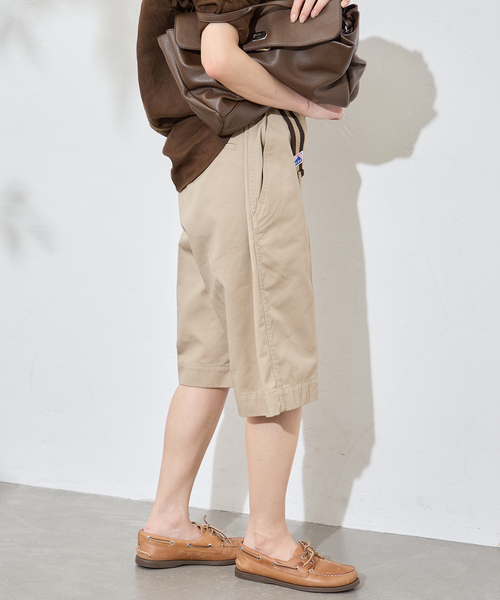 JOURNAL STANDARD(ジャーナルスタンダード)の「別注【BURK / バーク】for JSベルトツキショートチノ(その他パンツ・レディース・ベージュ/ネイビー・MEDIUM/LARGE)」の8枚目の写真