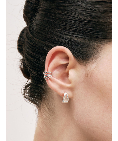 HEI（ヘイ）の「[sv925] layered ear-cuff（ピアス（両耳用）・レディース・その他・FREE）」の2枚目の写真