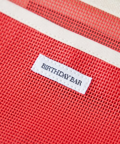 BIRTHDAY BAR（バースデイバー）の「メッシュポケット付きキャンバスロゴプリントミニトートバッグ（トートバッグ・レディース・ブラック/アイボリー/グリーン/ブルー・0）」の14枚目の写真