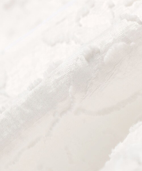 SHIPS（シップス）の「〈手洗い可能〉ジャカード ペプラム ブラウス（シャツ/ブラウス・レディース・ホワイト/ライトブルー/ブラック・ONE SIZE）」の10枚目の写真