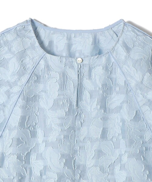 SHIPS（シップス）の「〈手洗い可能〉ジャカード ペプラム ブラウス（シャツ/ブラウス・レディース・ホワイト/ライトブルー/ブラック・ONE SIZE）」の15枚目の写真