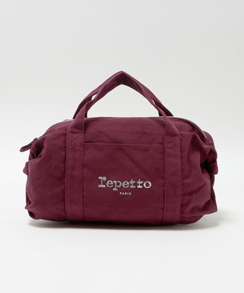 Repetto(レペット)の「【WEB限定】<repetto>コットン ダッフル バッグ M(ボストンバッグ・レディース・ワイン・FREE)」の10枚目の写真