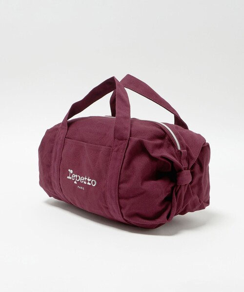 Repetto(レペット)の「【WEB限定】<repetto>コットン ダッフル バッグ M(ボストンバッグ・レディース・ワイン・FREE)」の14枚目の写真