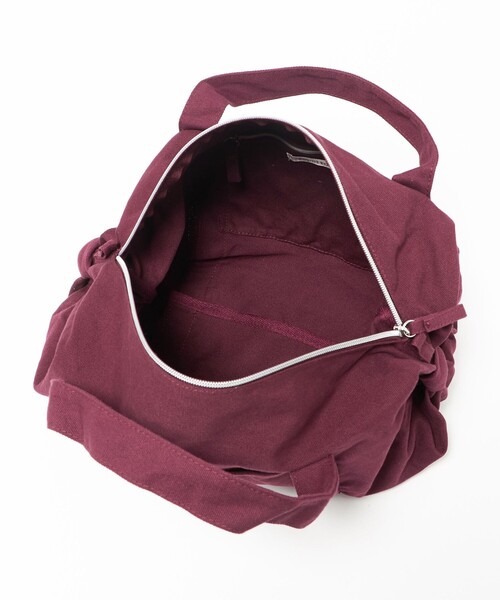 Repetto(レペット)の「【WEB限定】<repetto>コットン ダッフル バッグ M(ボストンバッグ・レディース・ワイン・FREE)」の6枚目の写真