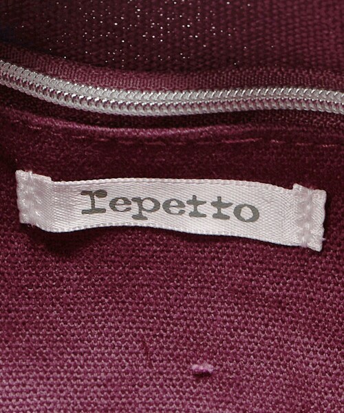 Repetto(レペット)の「【WEB限定】<repetto>コットン ダッフル バッグ M(ボストンバッグ・レディース・ワイン・FREE)」の2枚目の写真