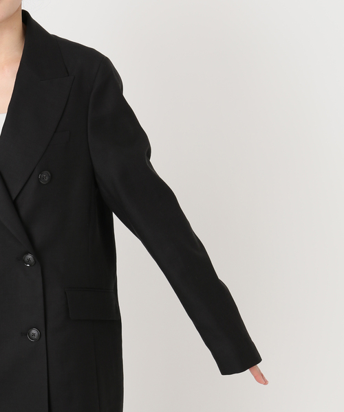 AP STUDIO（エーピーストゥディオ）の「サバービアジャケット（テーラードジャケット・レディース・キャメル/ブラック・36/38）」の3枚目の写真