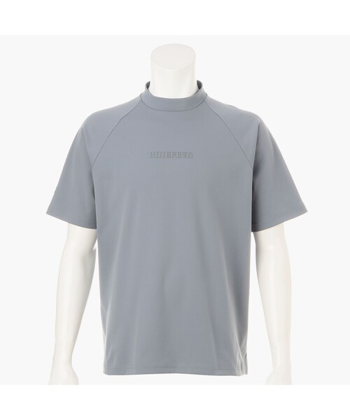 BRIEFING(ブリーフィング)の「【BRIEFING GOLF/ブリーフィングゴルフ】MEN’S STITCHED 3D LOGO HIGHNECK(リラックスフィット)(Tシャツ/カットソー・メンズ・ホワイト/ブラック/グレー/ネイビー・M/L/XL/S)」の3枚目の写真