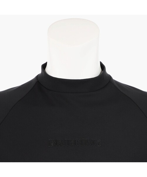 BRIEFING(ブリーフィング)の「【BRIEFING GOLF/ブリーフィングゴルフ】MEN’S STITCHED 3D LOGO HIGHNECK(リラックスフィット)(Tシャツ/カットソー・メンズ・ホワイト/ブラック/グレー/ネイビー・M/L/XL/S)」の6枚目の写真