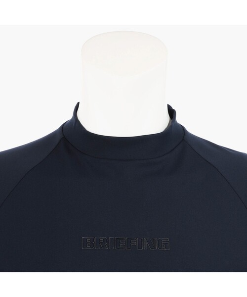 BRIEFING(ブリーフィング)の「【BRIEFING GOLF/ブリーフィングゴルフ】MEN’S STITCHED 3D LOGO HIGHNECK(リラックスフィット)(Tシャツ/カットソー・メンズ・ホワイト/ブラック/グレー/ネイビー・M/L/XL/S)」の20枚目の写真