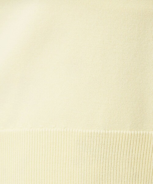 green label relaxing(グリーンレーベルリラクシング)の「【WEB限定】<at ease>エリツキ スキッパー ニット 接触冷感 UVカット 遮熱(ニット/セーター・レディース・ブラック/ホワイト/ダークブラウン/イエロー・FREE)」の22枚目の写真