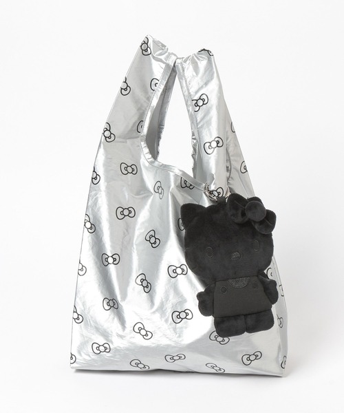 Me%（ミィパーセント）の「【HELLO KITTY】ポーチ付きエコバッグ　631397（エコバッグ/サブバッグ・レディース・シルバー/レッド/ブルー/ブラック・FREE）」の17枚目の写真