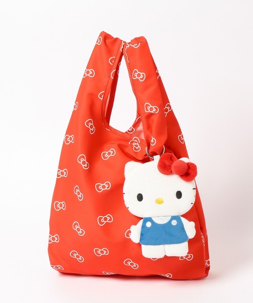 Me%（ミィパーセント）の「【HELLO KITTY】ポーチ付きエコバッグ　631397（エコバッグ/サブバッグ・レディース・シルバー/レッド/ブルー/ブラック・FREE）」の18枚目の写真