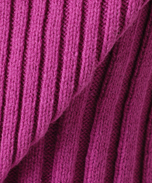 Oriens JOURNAL STANDARD（オリエンス ジャーナルスタンダード）の「フロントジップリブニットトップス（ニット/セーター・レディース・スカイブルー/パープル/グリーン・FREE）」の22枚目の写真