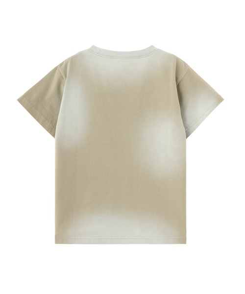 X-girl（エックスガール）の「FADED SCRIPT LOGO S/S BABY TEE（Tシャツ/カットソー・レディース・ブラック/オリーブ/ベージュ・S/M）」の11枚目の写真