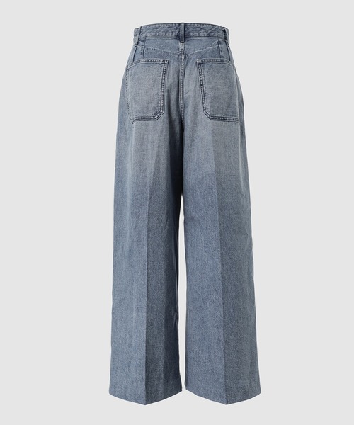 TANAKA（タナカ）の「HAKAMA JEAN TROUSERS（デニムパンツ・レディース・ブルー系その他・26/25）」の2枚目の写真