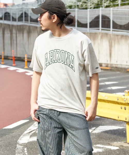 DISCUS ATHLETIC(ディスカス アスレチック)の「DISCUS ATHLETIC ディスカス アスレティック カレッジプリントTシャツ 1(Tシャツ/カットソー・メンズ・ブラック/グレー/ホワイト/ネイビー・L/LL/M)」の2枚目の写真