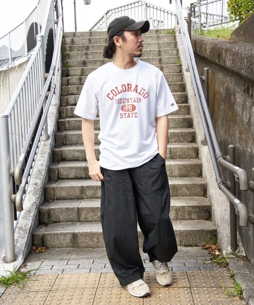 DISCUS ATHLETIC(ディスカス アスレチック)の「DISCUS ATHLETIC ディスカス アスレティック カレッジプリントTシャツ 1(Tシャツ/カットソー・メンズ・ブラック/グレー/ホワイト/ネイビー・L/LL/M)」の9枚目の写真