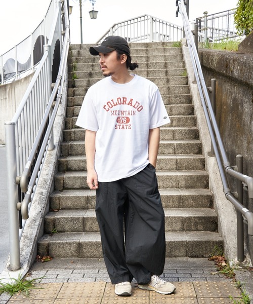DISCUS ATHLETIC(ディスカス アスレチック)の「DISCUS ATHLETIC ディスカス アスレティック カレッジプリントTシャツ 1(Tシャツ/カットソー・メンズ・ブラック/グレー/ホワイト/ネイビー・L/LL/M)」の10枚目の写真