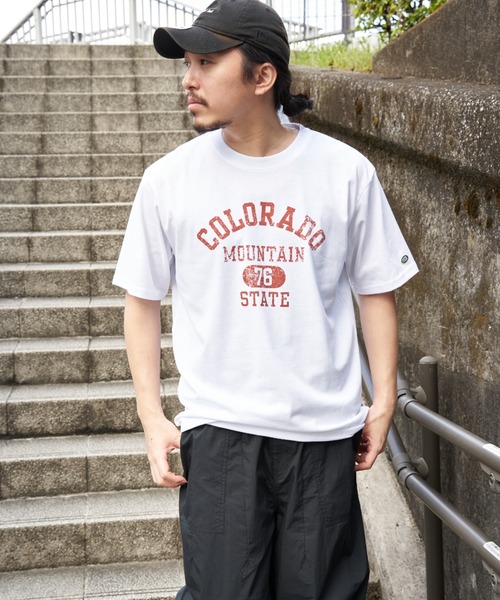 DISCUS ATHLETIC(ディスカス アスレチック)の「DISCUS ATHLETIC ディスカス アスレティック カレッジプリントTシャツ 1(Tシャツ/カットソー・メンズ・ブラック/グレー/ホワイト/ネイビー・L/LL/M)」の6枚目の写真