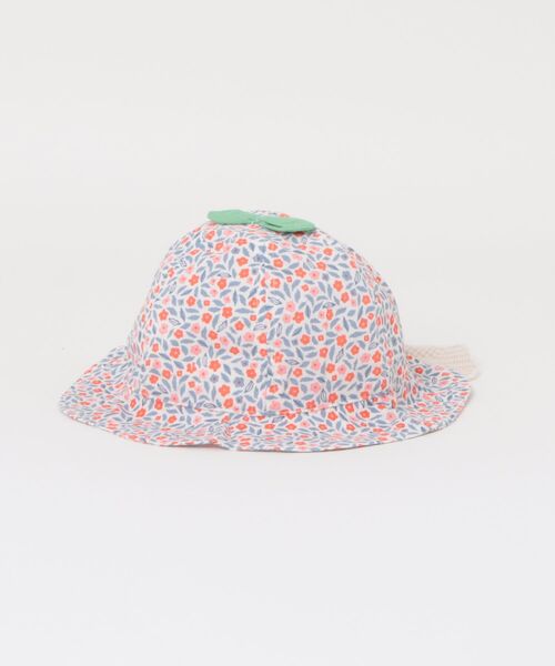 RAGMART（ラグマート）の「ボタニカル柄ハット（ハット・キッズ・グリーン/レッド/サックスブルー・48cm/50cm）」の3枚目の写真