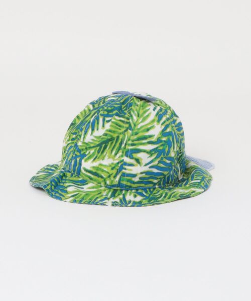 RAGMART（ラグマート）の「ボタニカル柄ハット（ハット・キッズ・グリーン/レッド/サックスブルー・48cm/50cm）」の2枚目の写真