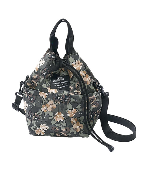 KiU（キウ）の「KiU/キウ 600D POCKETFUL MINI BAG/600D ポケッタフルミニバッグ【K438】（ショルダーバッグ・メンズ・レオパード/ブラック/その他15/ナチュラル/カモフラージュ・ONE SIZE）」の2枚目の写真