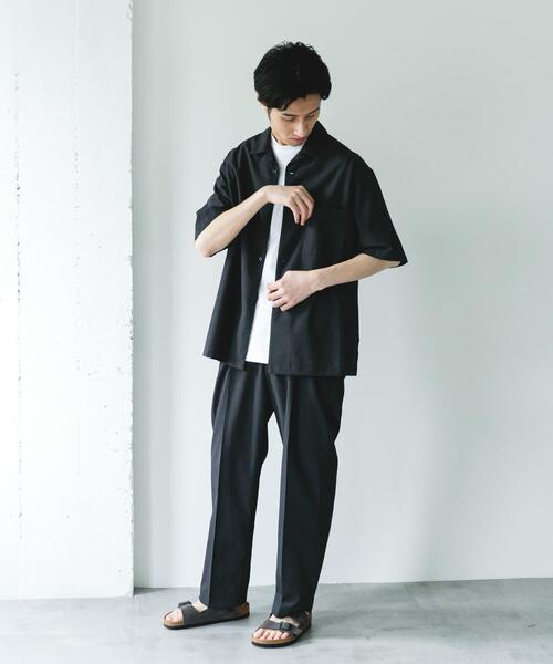 URBAN RESEARCH DOORS(アーバンリサーチドアーズ)の「『イージーケア/速乾/UVカット』クイックドライ 2タック ワイドトラウザー(その他パンツ・メンズ・ホワイト系その他/チャコールグレー・MEDIUM/LARGE/SMALL)」の11枚目の写真