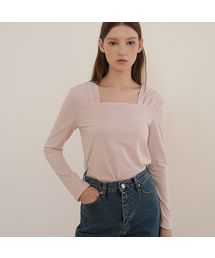 シャーリングスクエアTシャツ / 3カラー