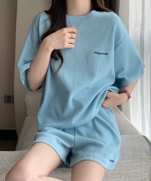 セール】半袖tシャツ ショートパンツセットアップ（ルームウェア