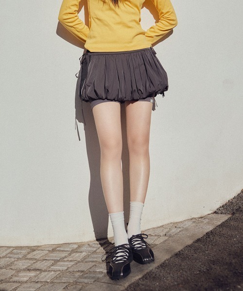 ROCKFISH WEATHERWEAR（ロックフィッシュウェザーウェア）の「BALLOON SKIRT-PANTS（その他パンツ・レディース・ブラウン/ネイビー/ベージュ・M/S）」の5枚目の写真