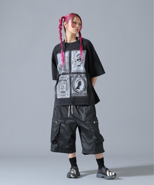 DANKE SCHON(ダンケシェーン)の「DankeSchon/ダンケシェーン/CHEMICAL S/S Tee STUMPS(Tシャツ/カットソー・レディース・ブラック・L/M)」の9枚目の写真