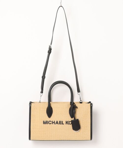 MICHAEL KORS(マイケルコース)の「MIRELLA EW トップジップ サッチェル ミディアム(かごバッグ・レディース・ブラック・FREE)」の8枚目の写真