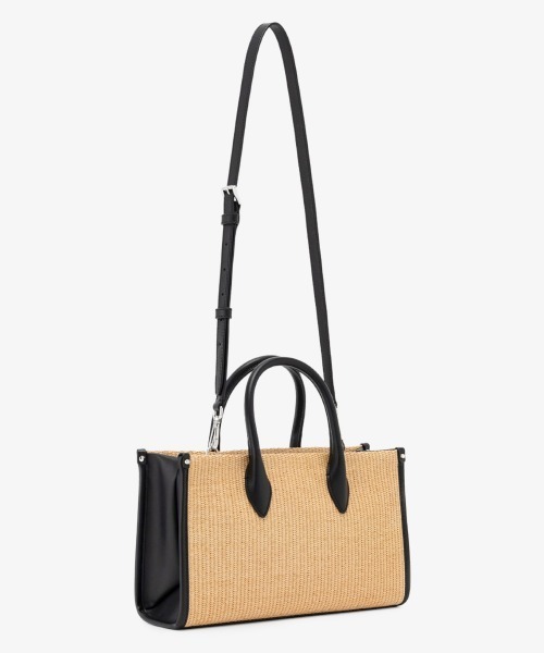 MICHAEL KORS(マイケルコース)の「MIRELLA EW トップジップ サッチェル ミディアム(かごバッグ・レディース・ブラック・FREE)」の7枚目の写真