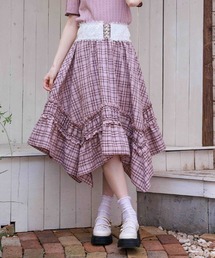 蝶刺繍アシメスカート（スカート）｜REZEN（リゼン）のファッション