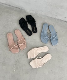 MYMOOD. | クロスストラップトングサンダル(サンダル)